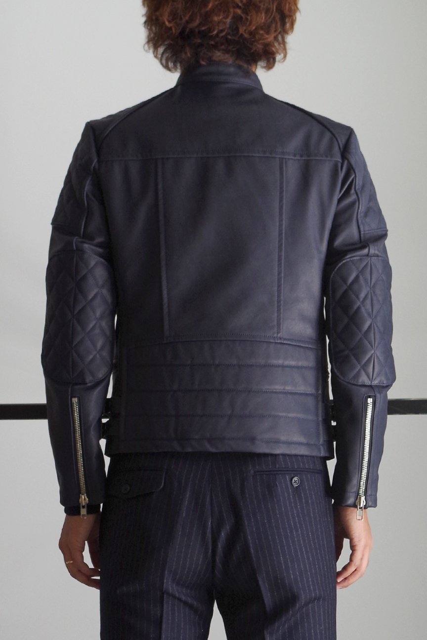 RIDERS JACKET / NAVY - RAINMAKER KYOTO