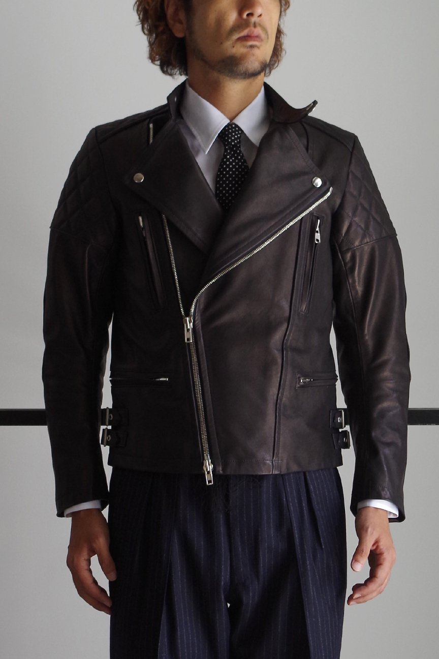 RIDERS JACKET / BLACK - RAINMAKER KYOTO