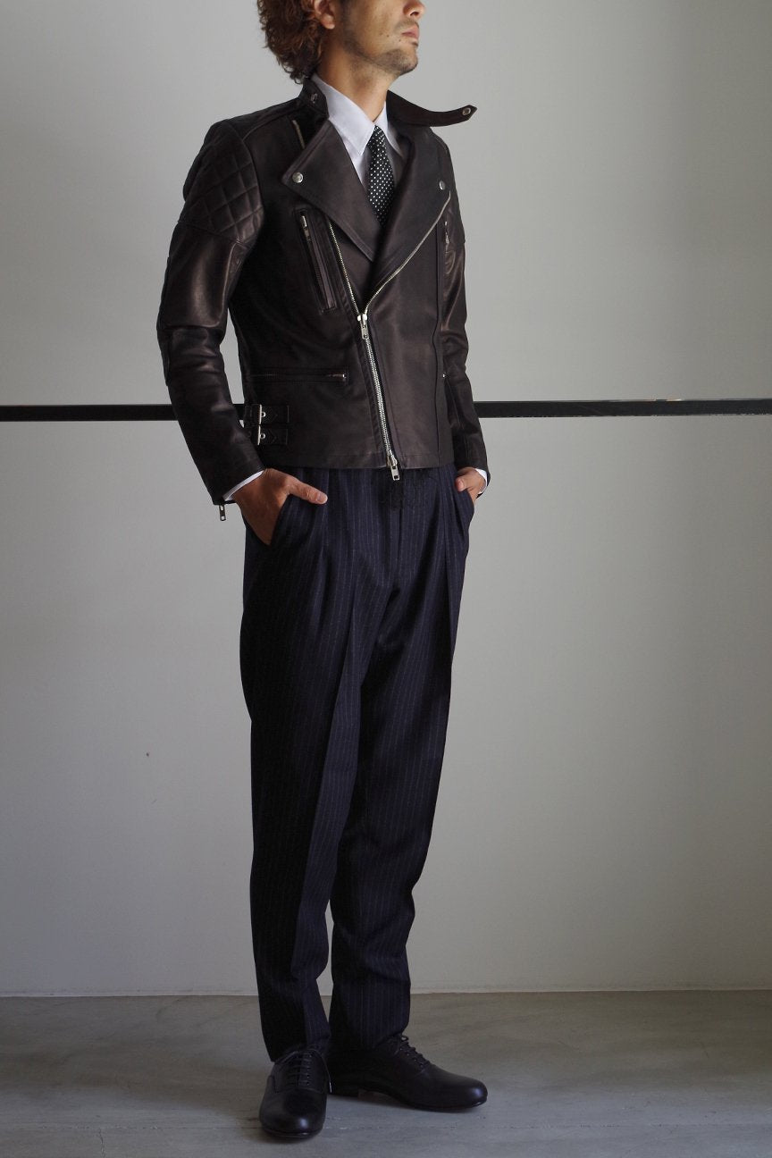 RIDERS JACKET / BLACK - RAINMAKER KYOTO