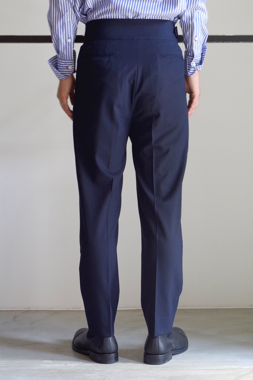 WRAP PANTS/ NAVY - RAINMAKER KYOTO