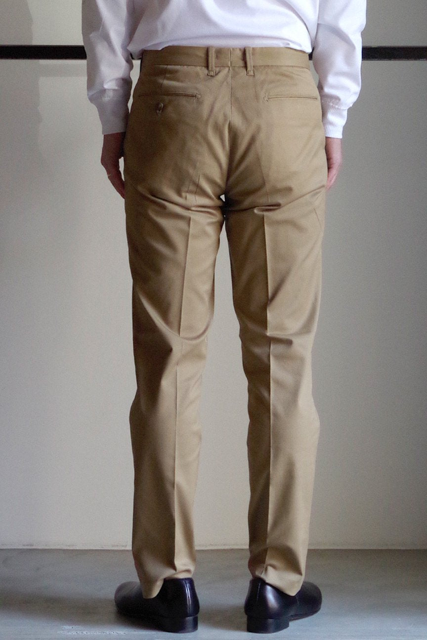 CHINO TROUSERS/ BEIGE - RAINMAKER KYOTO