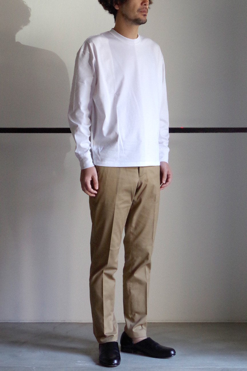 CHINO TROUSERS/ BEIGE - RAINMAKER KYOTO