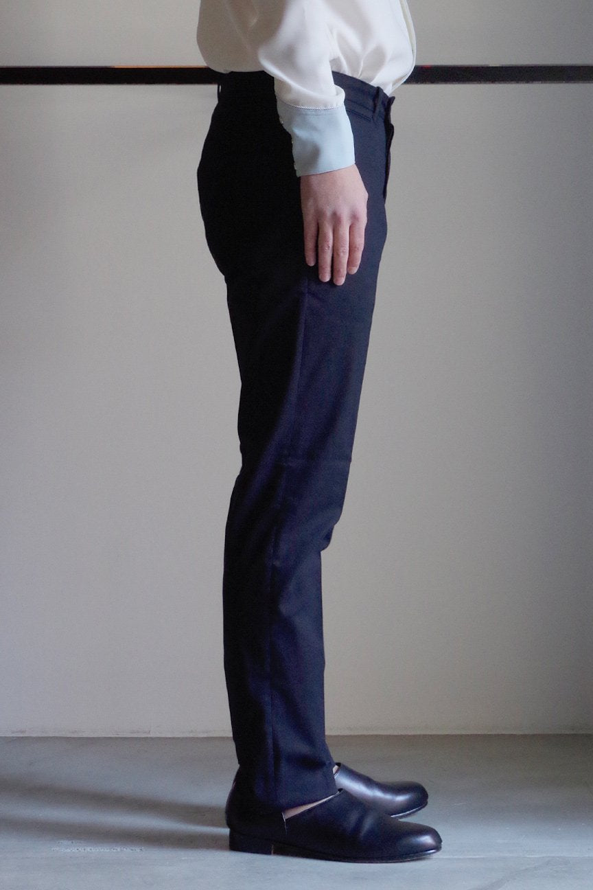 CHINO TROUSERS/ NAVY - RAINMAKER KYOTO