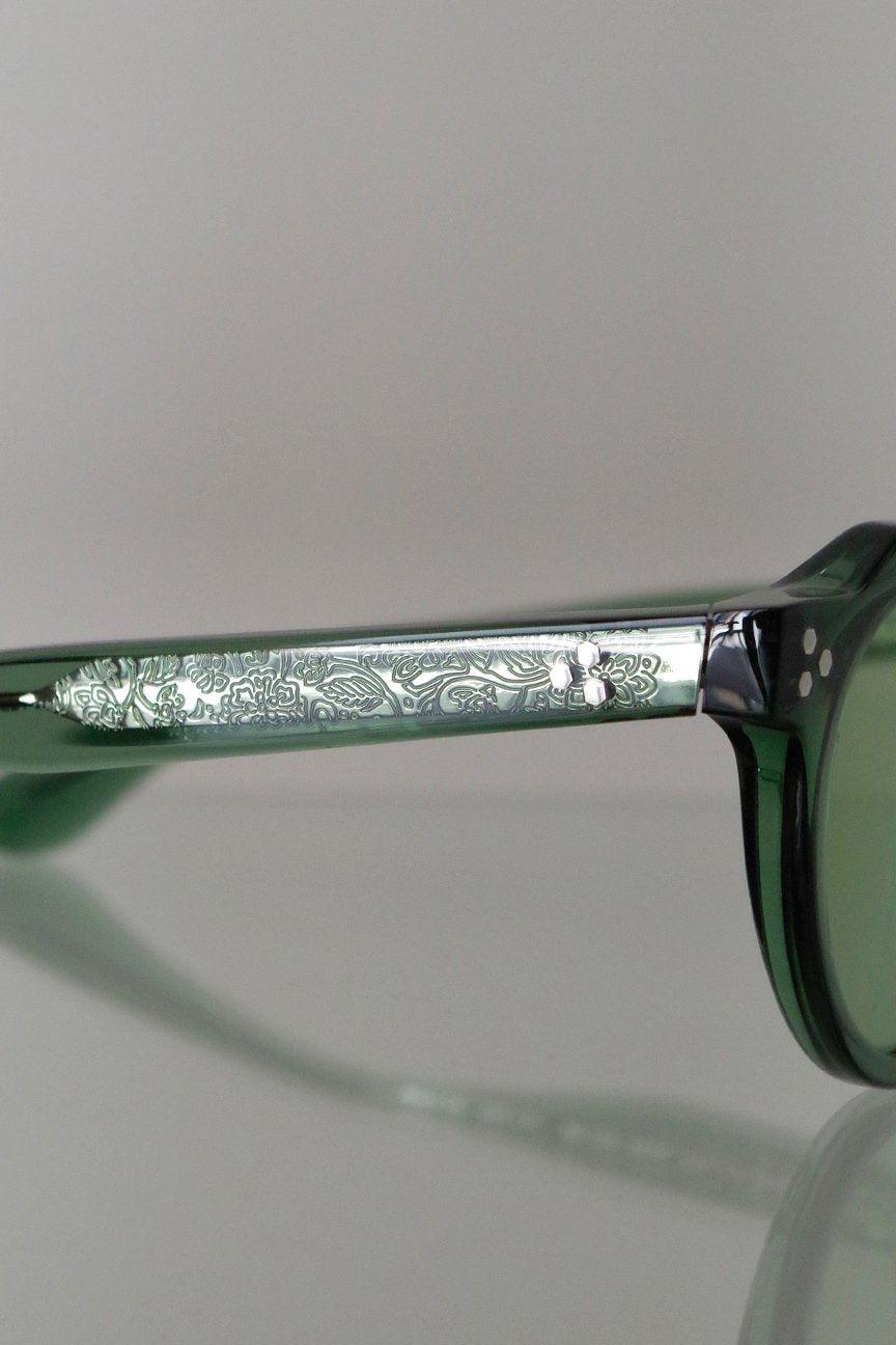 CROWN PANTO / FRAME-GREEN LENS-BLACK - RAINMAKER KYOTO