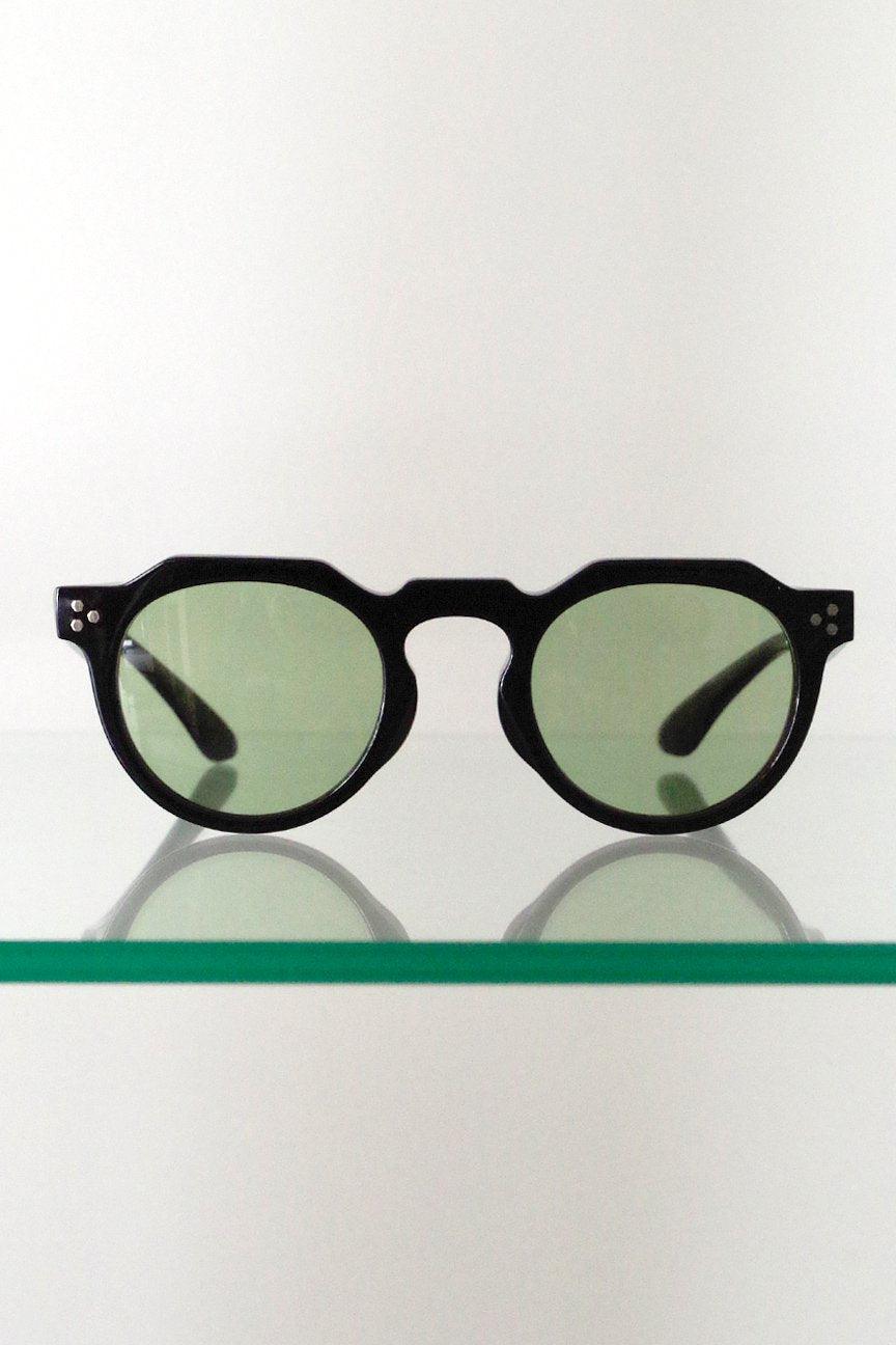 CROWN PANTO / FRAME-BLACK LENS- GREEN – RAINMAKER KYOTO