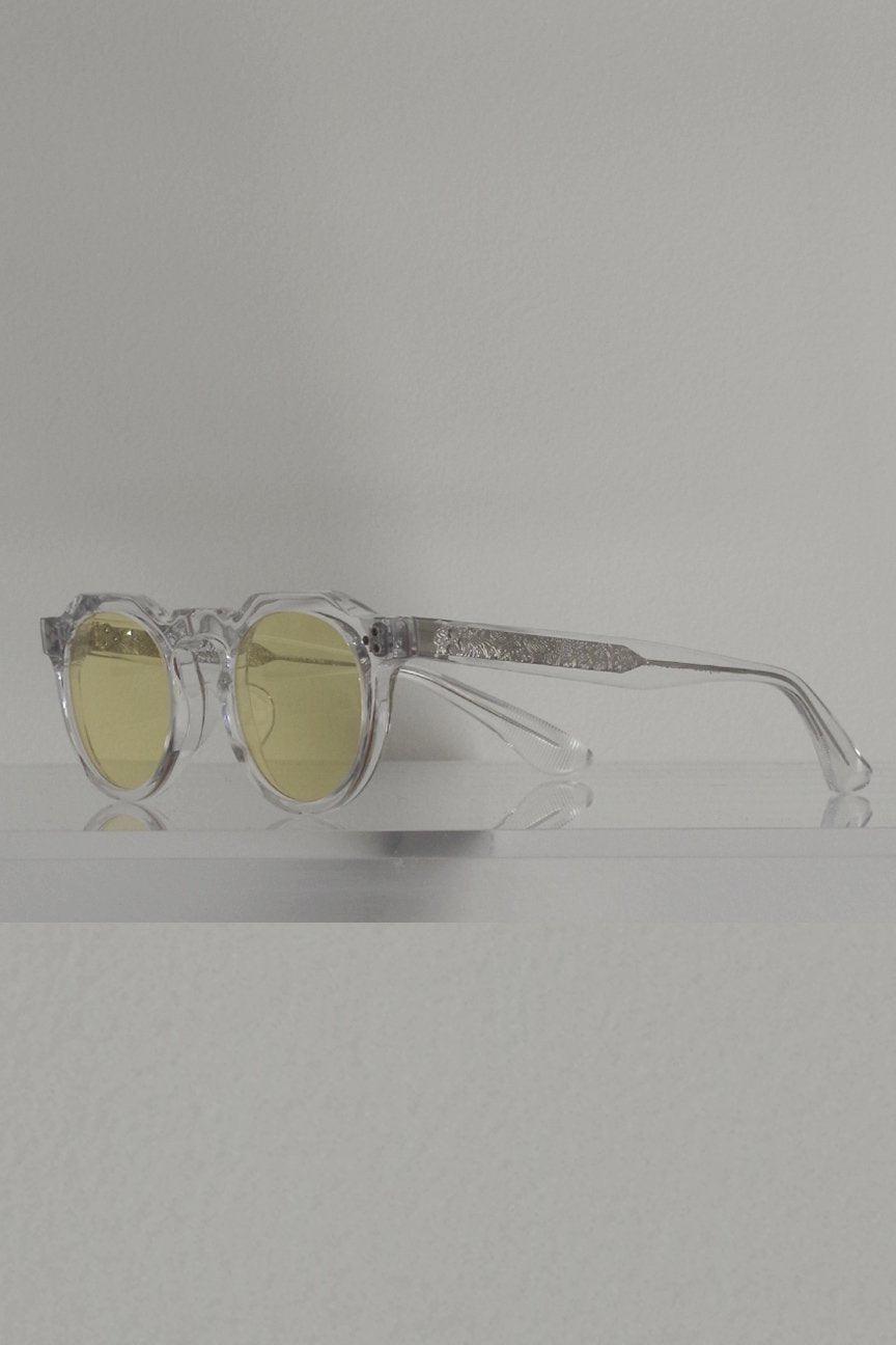 CROWN PANTO / FRAME-CLEAR LENS-GREEN - RAINMAKER KYOTO