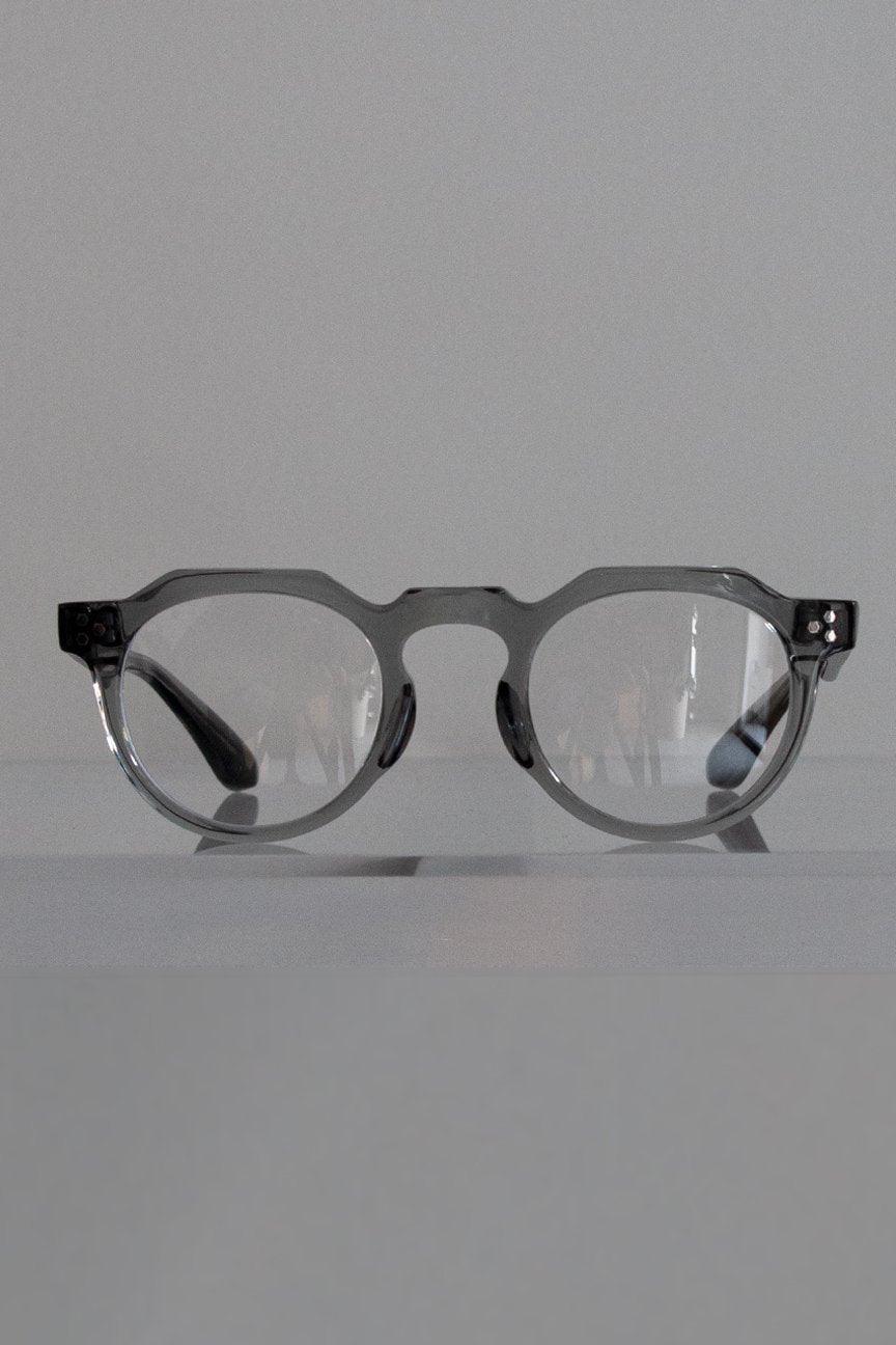 CROWN PANTO / FRAME-GRAY LENS-CLEAR - RAINMAKER KYOTO