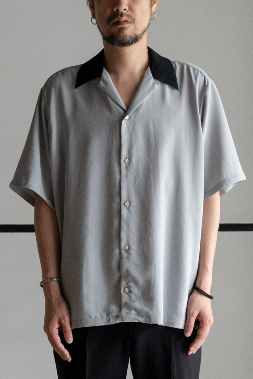 JAPANESE BOWLING SHIRT/ MINT × WITH EMBROIDERY – RAINMAKER KYOTO