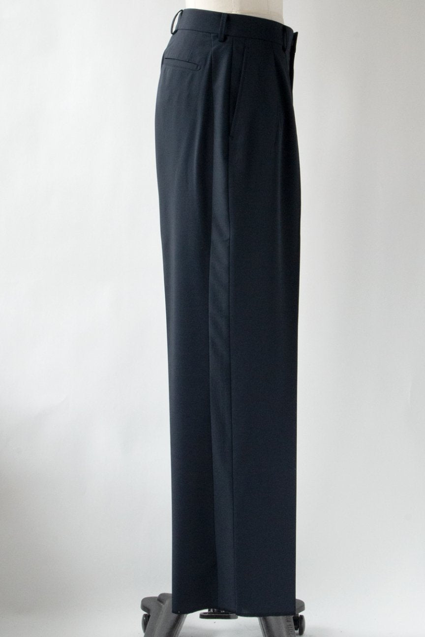 SIDE STRIPE TROUSERS / NAVY - RAINMAKER KYOTO