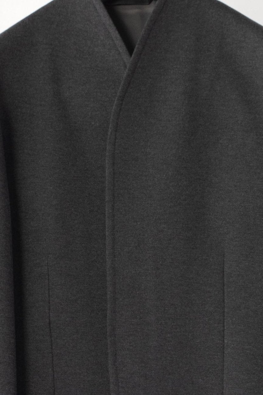 PONTE ROMA SHAWL COLLAR JACKET / GRAY - RAINMAKER KYOTO