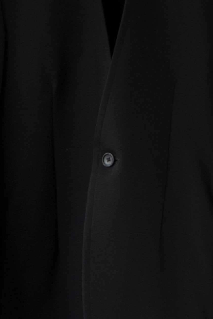 PONTE ROMA NO COLLAR JACKET/ BLACK - RAINMAKER KYOTO