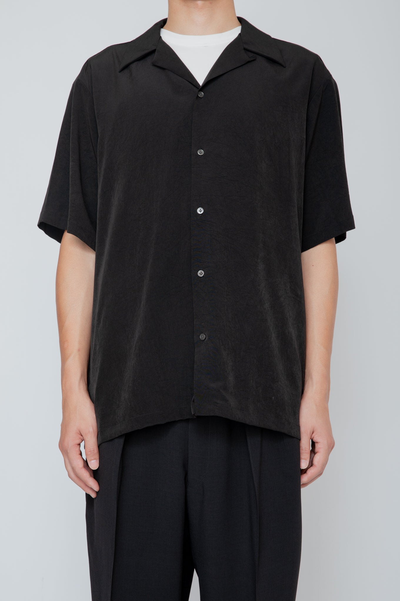 トップス jent louis Fringe Open-Collar Shirt jent louis Fringe Open-Collar Shirt - メルカリ