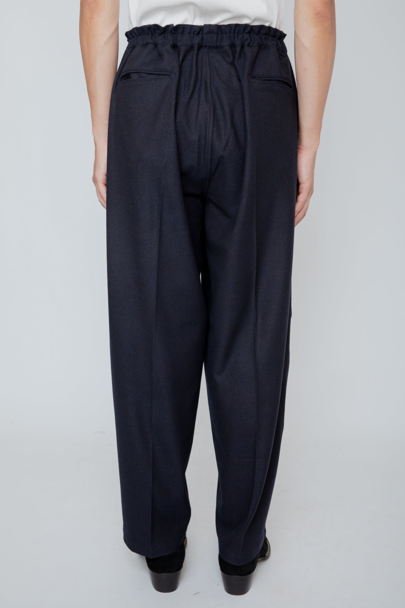 FRENCH TWILL DOUGI PANTS / NAVY