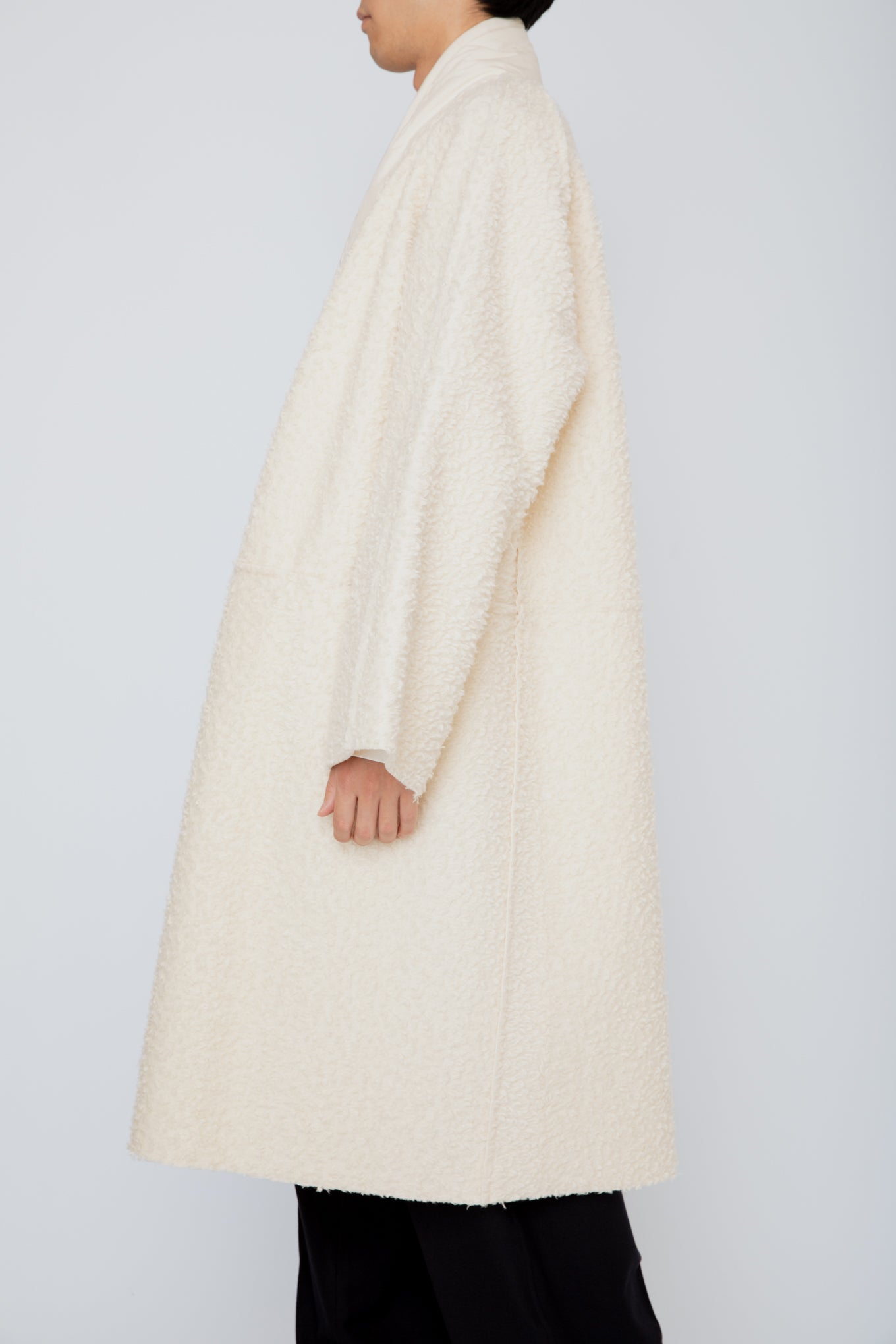 FUNCTIONAL BOA ORIENTAL COAT / IVORY