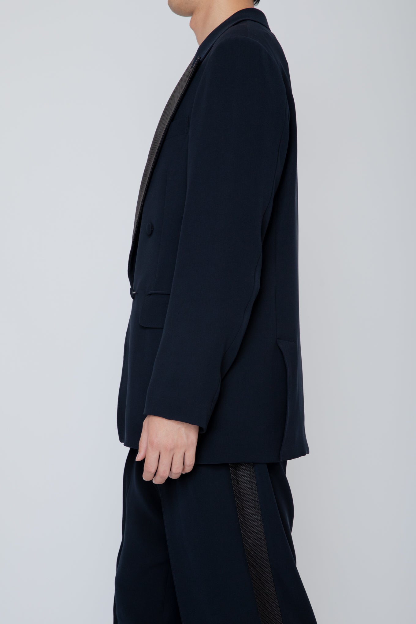 TUXEDO JACKET / NAVY x BLACK