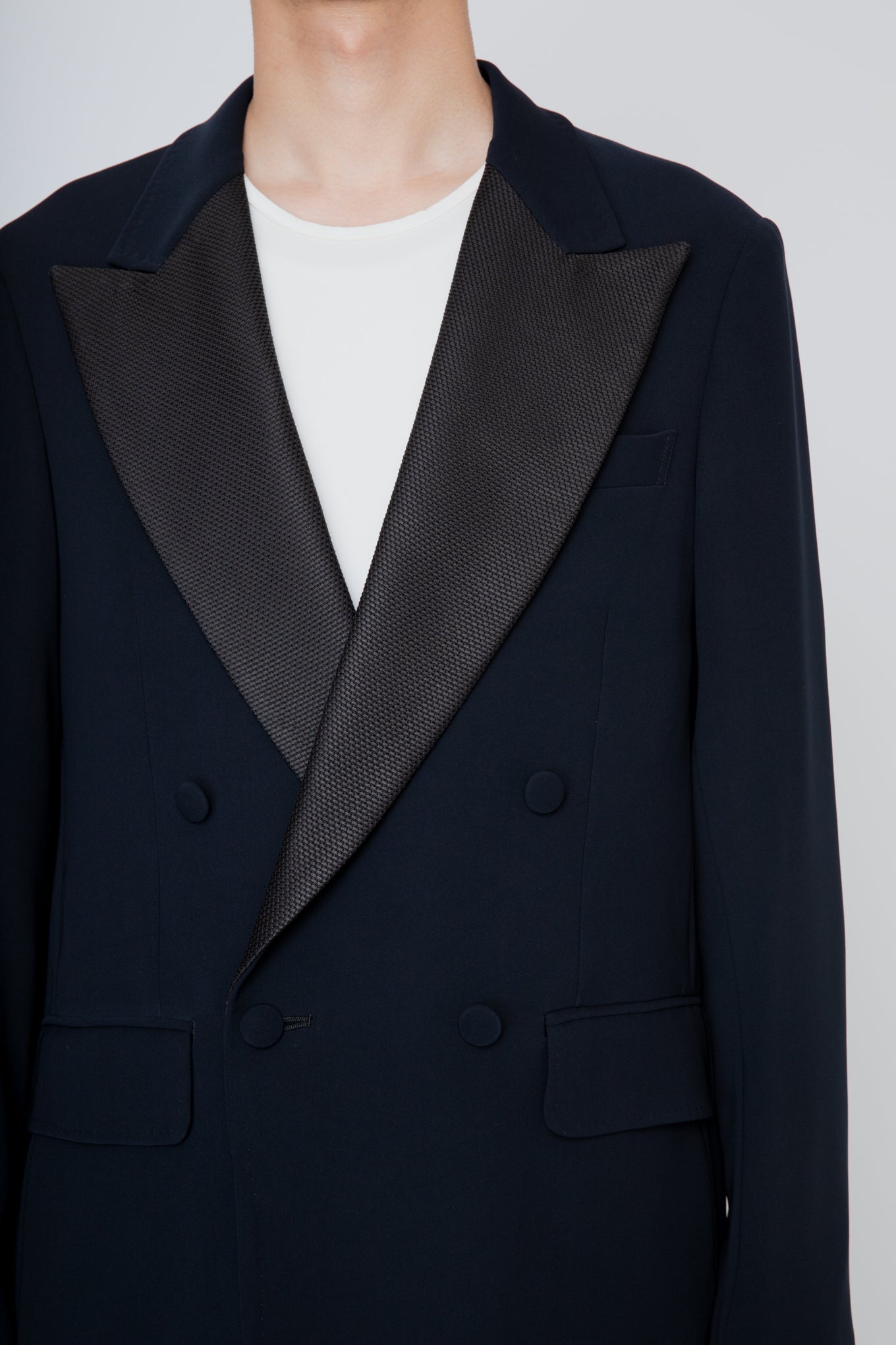 TUXEDO JACKET / NAVY x BLACK