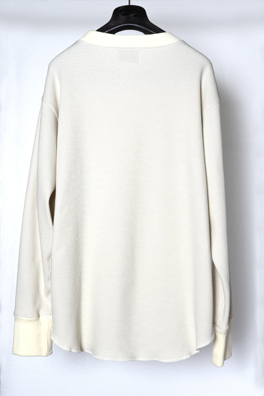 THERMAL CREW NECK SHIRT / IVORY - RAINMAKER KYOTO