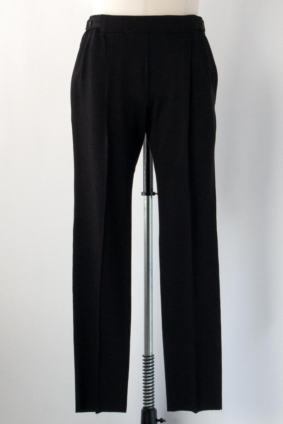 RAINMAKER PONTE ROMA PLEATED SIDE  pants