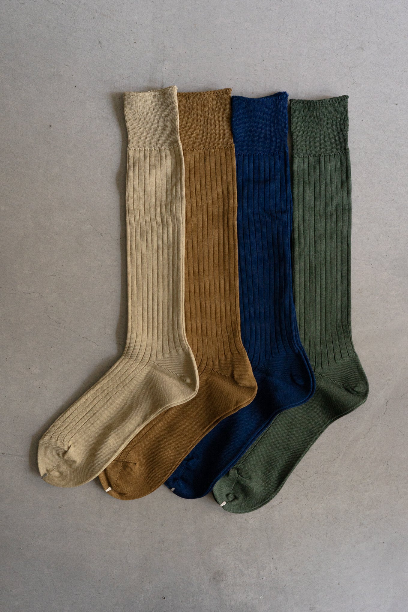 COLOR SOX /SAND BEIGE/ BRONZE/ GREEN/ NAVY