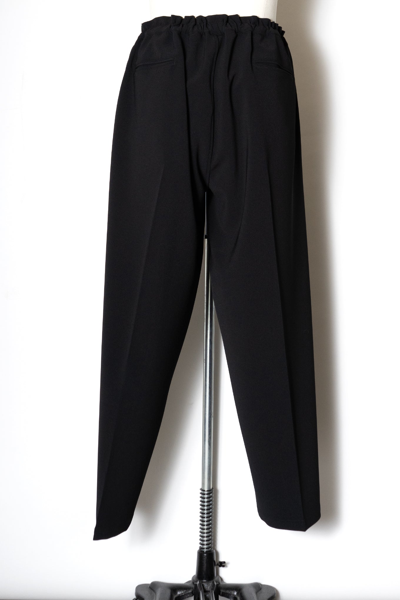 DOUBLE CLOTH DOUGI PANTS / BLACK
