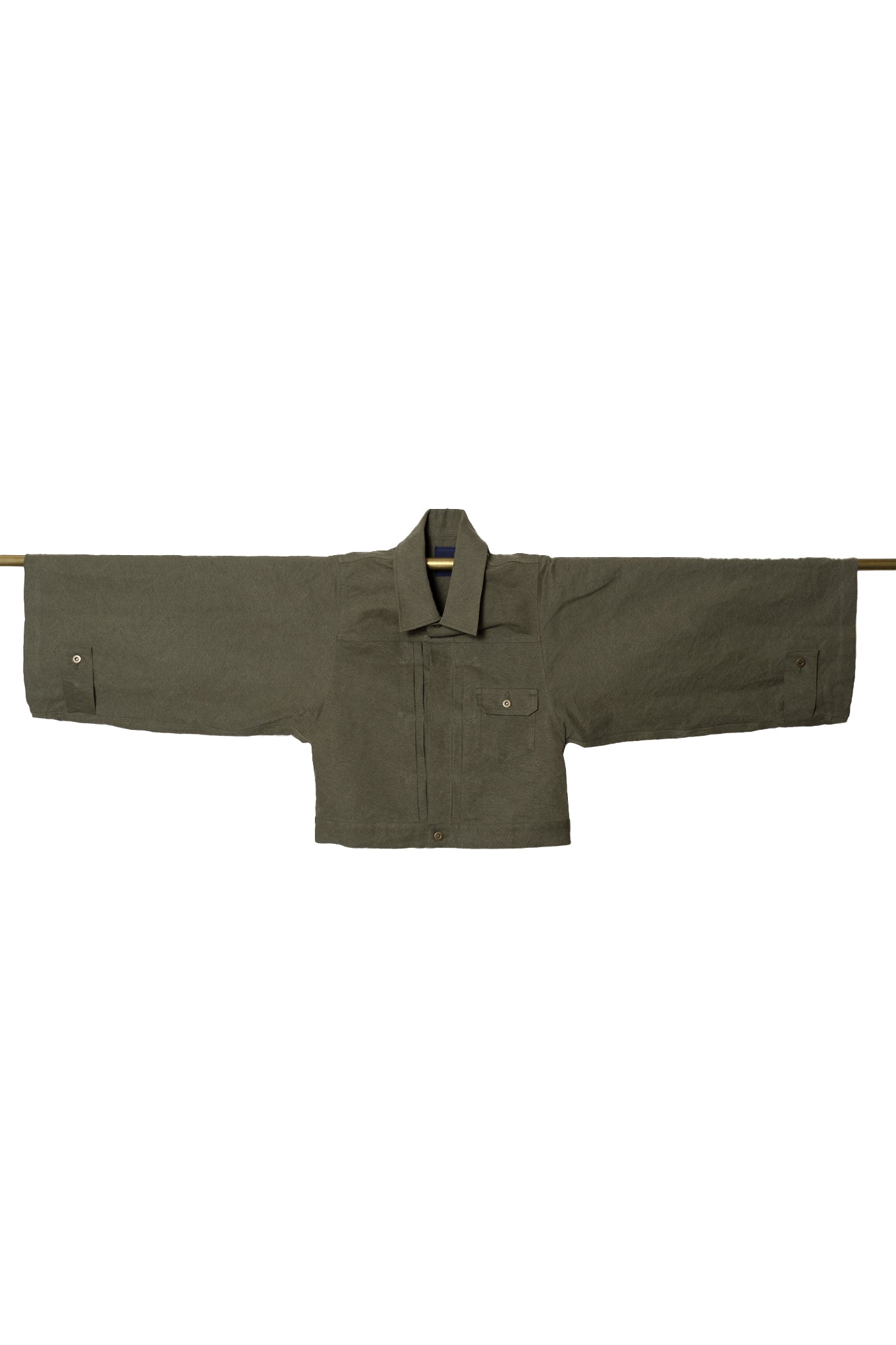 N-SLEEVE TRUCKER JACKET / OLIVE