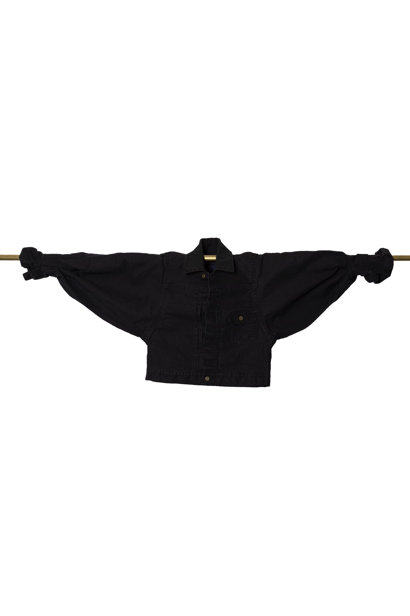 N-SLEEVE TRUCKER JACKET / BLACK