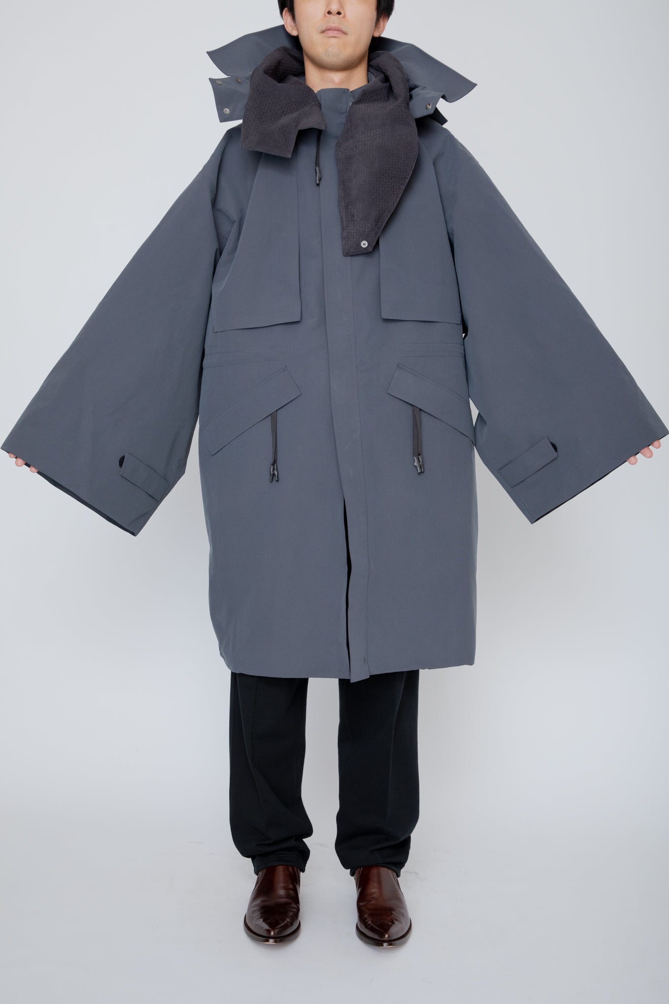 BREATHABLE WATERPROOF FIELD PARKA / CHARCOAL