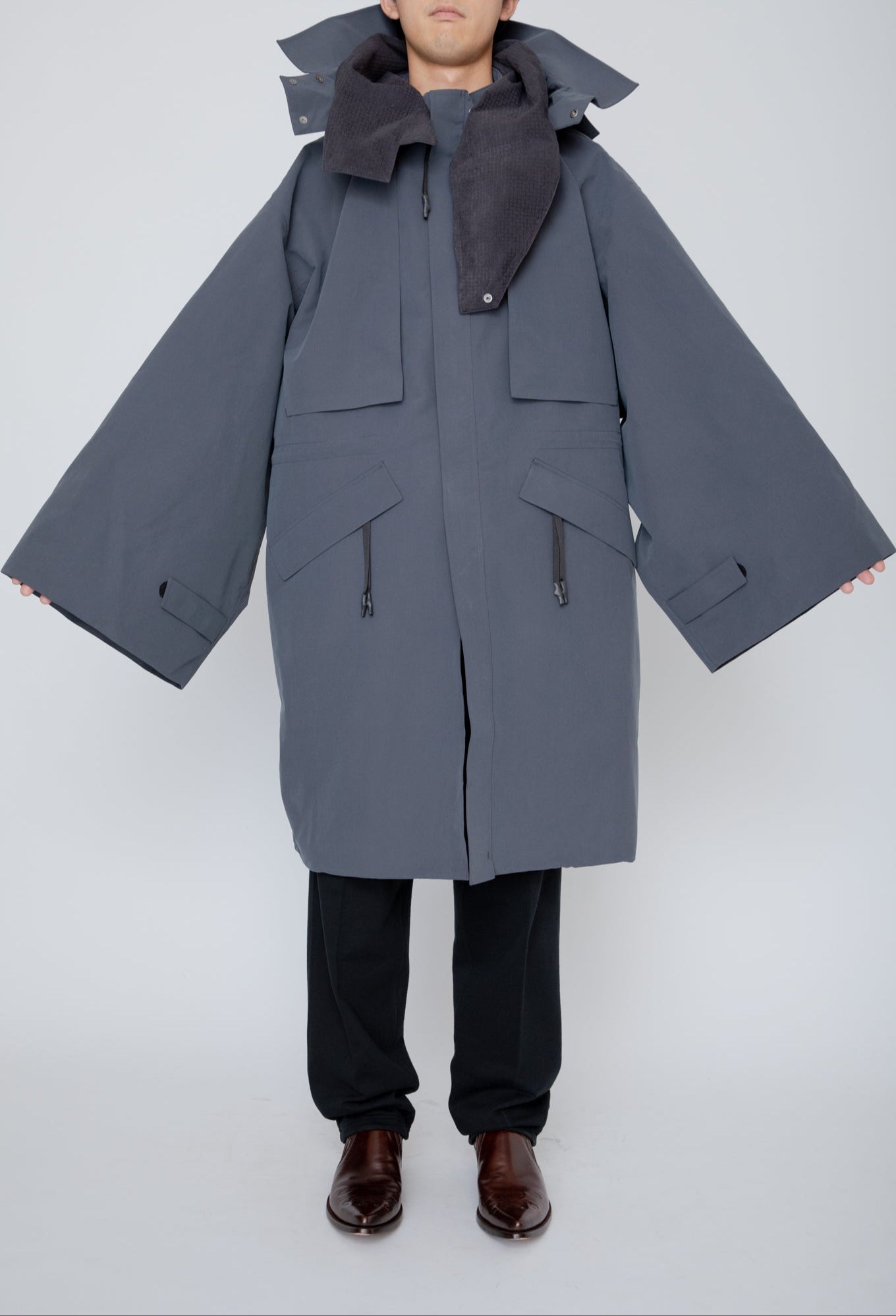 BREATHABLE WATERPROOF FIELD PARKA / CHARCOAL