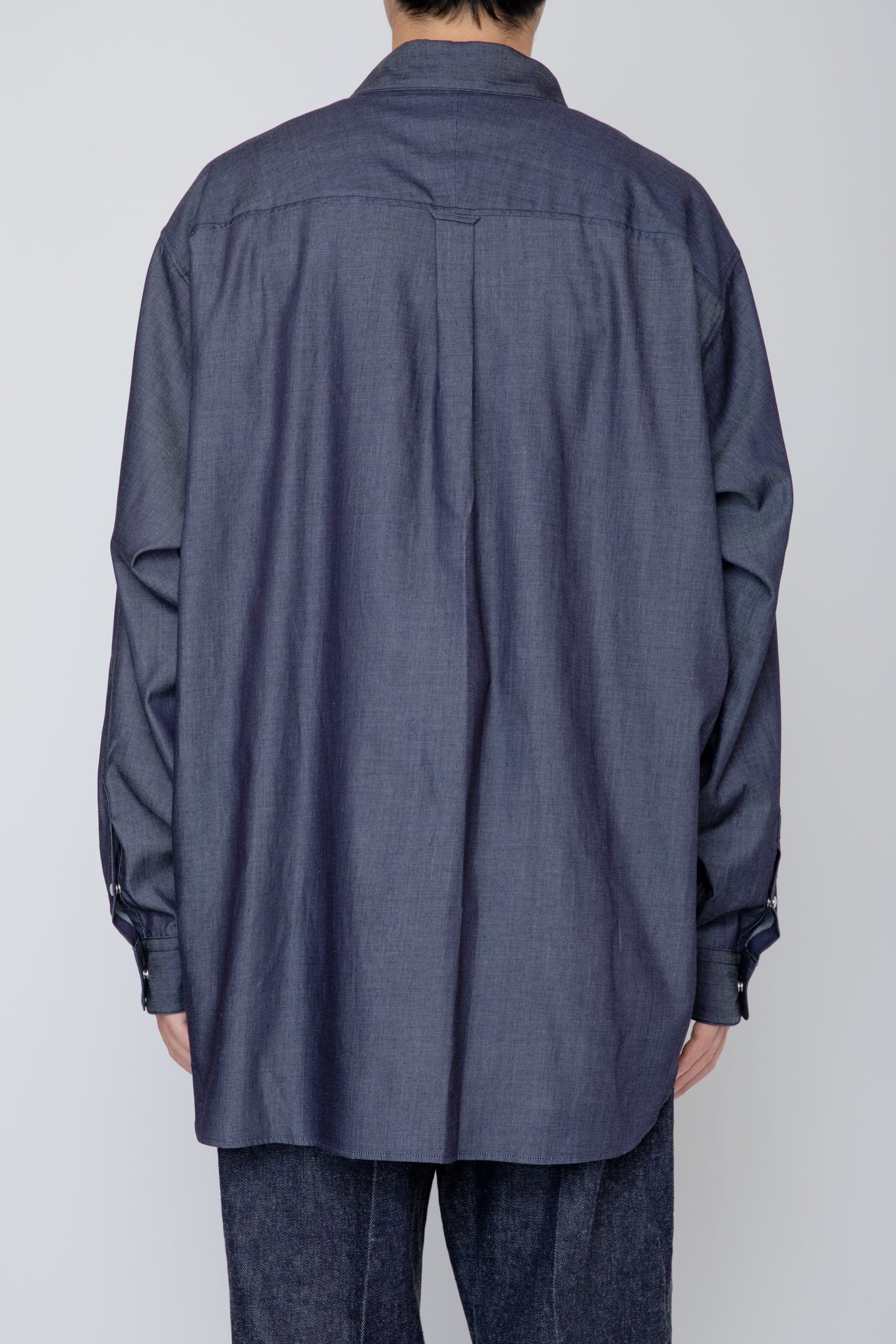 REGULAR COLLAR DOUGI SHIRT / INDIGO