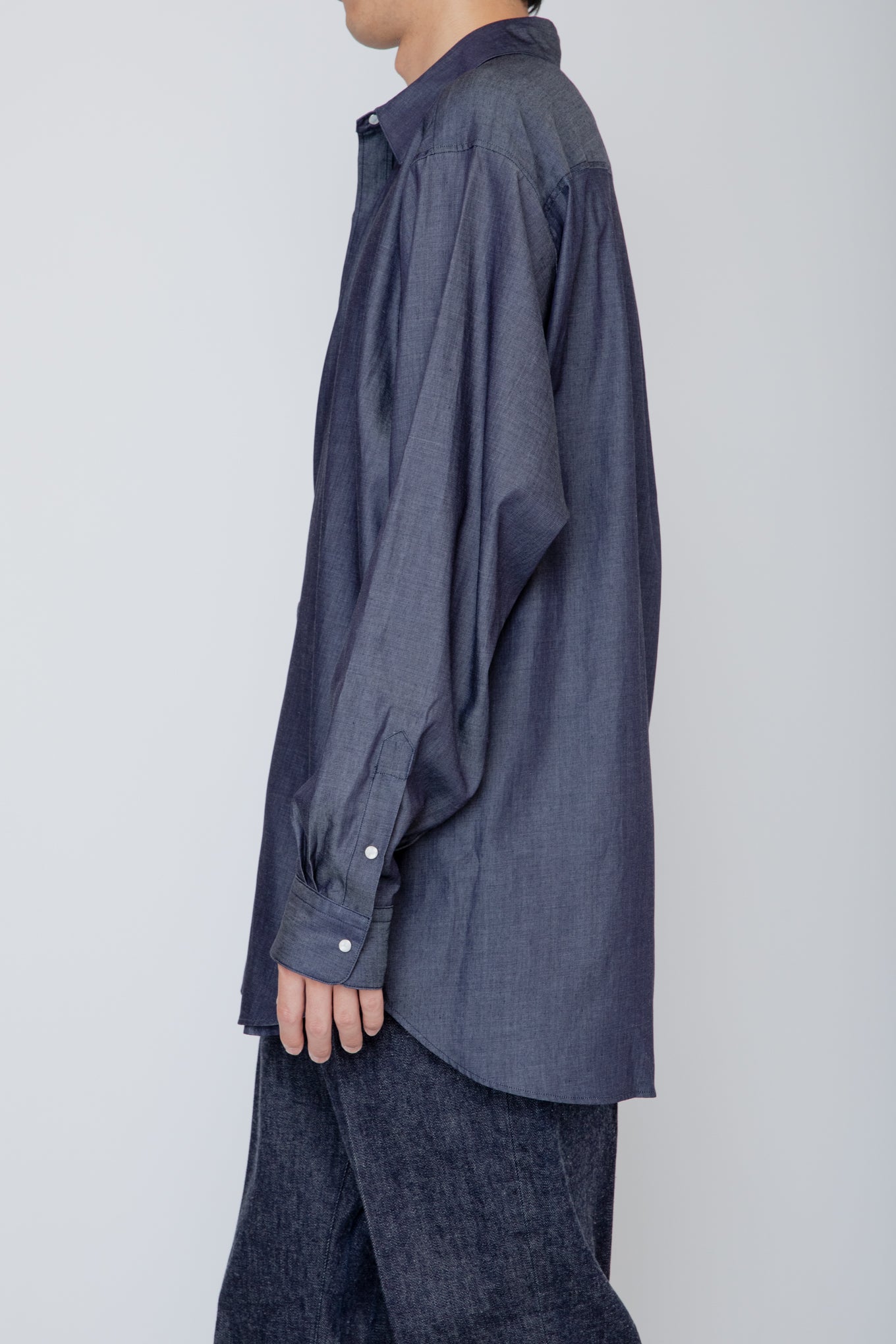REGULAR COLLAR DOUGI SHIRT / INDIGO