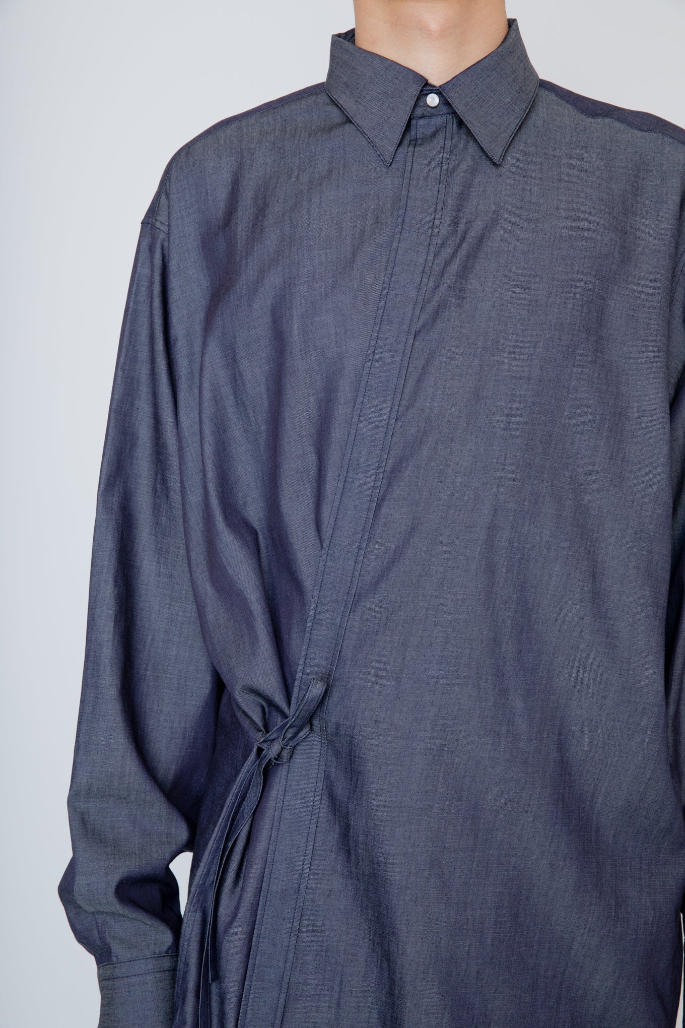 REGULAR COLLAR DOUGI SHIRT / INDIGO