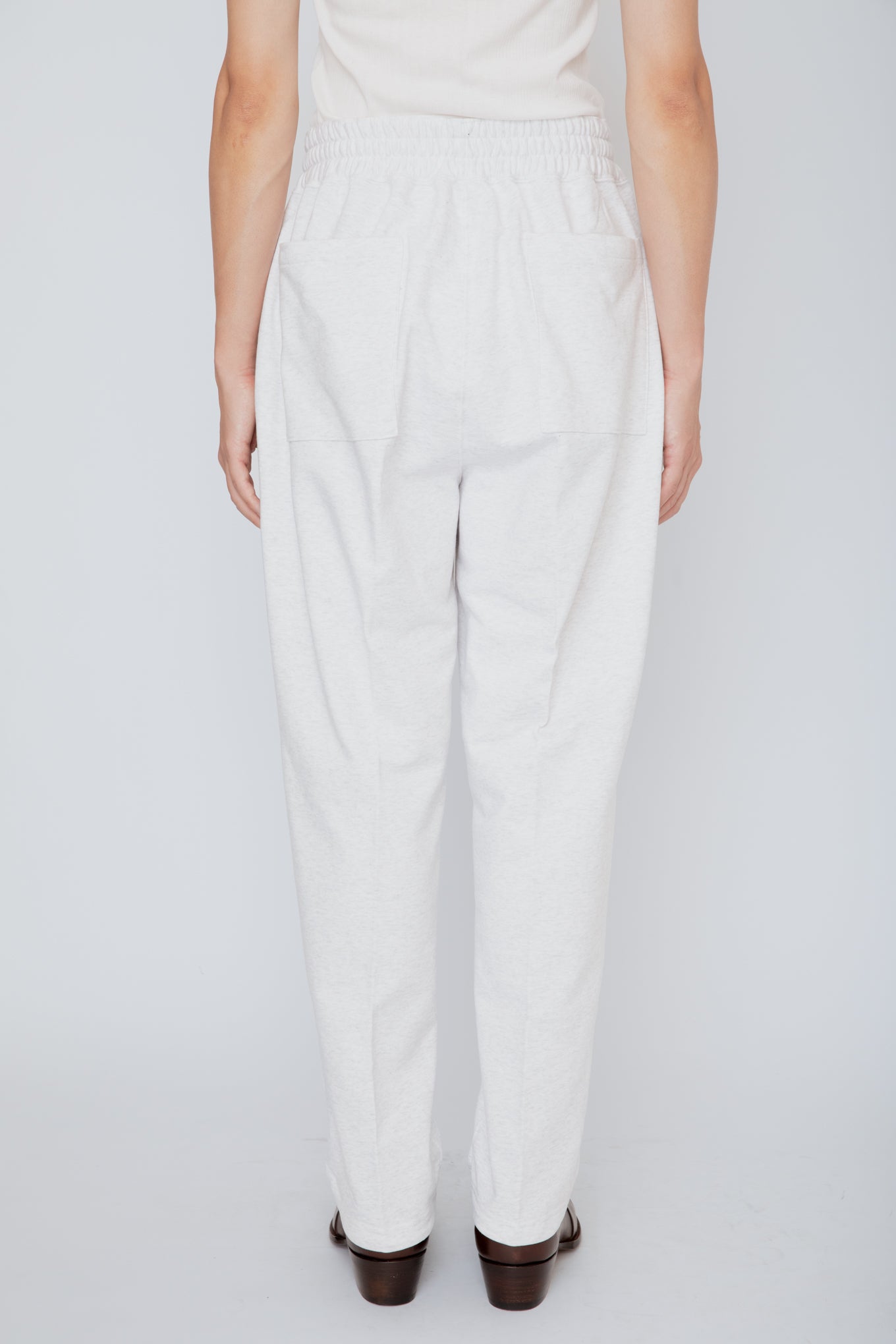 EASY SWEATPANTS / HEATHER WHITE