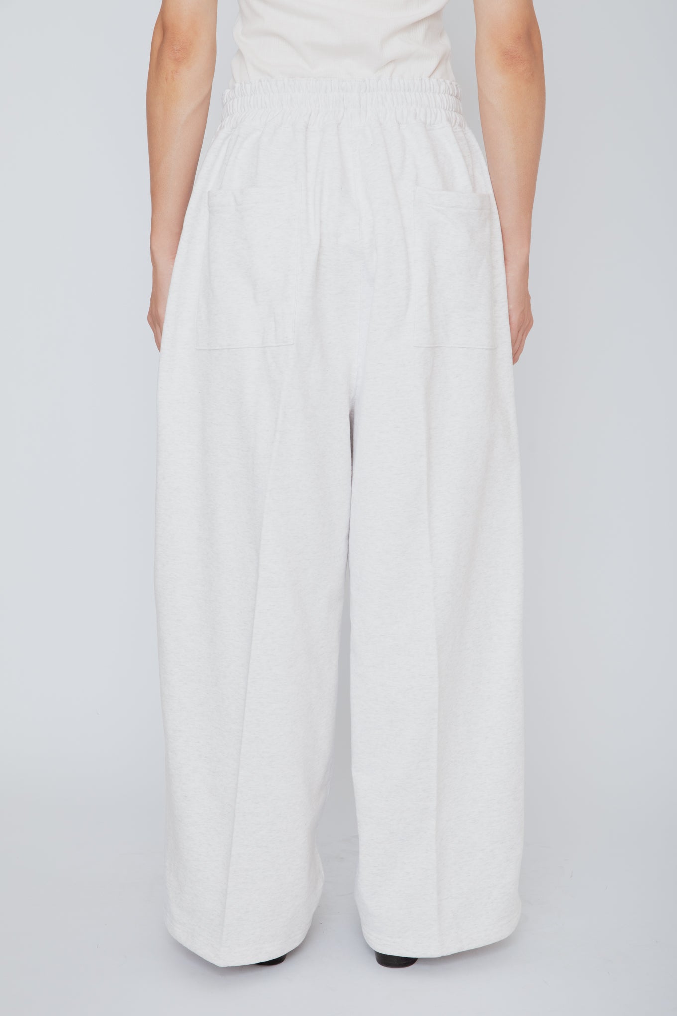 HAKAMA SWEATPANTS / HEATHER WHITE
