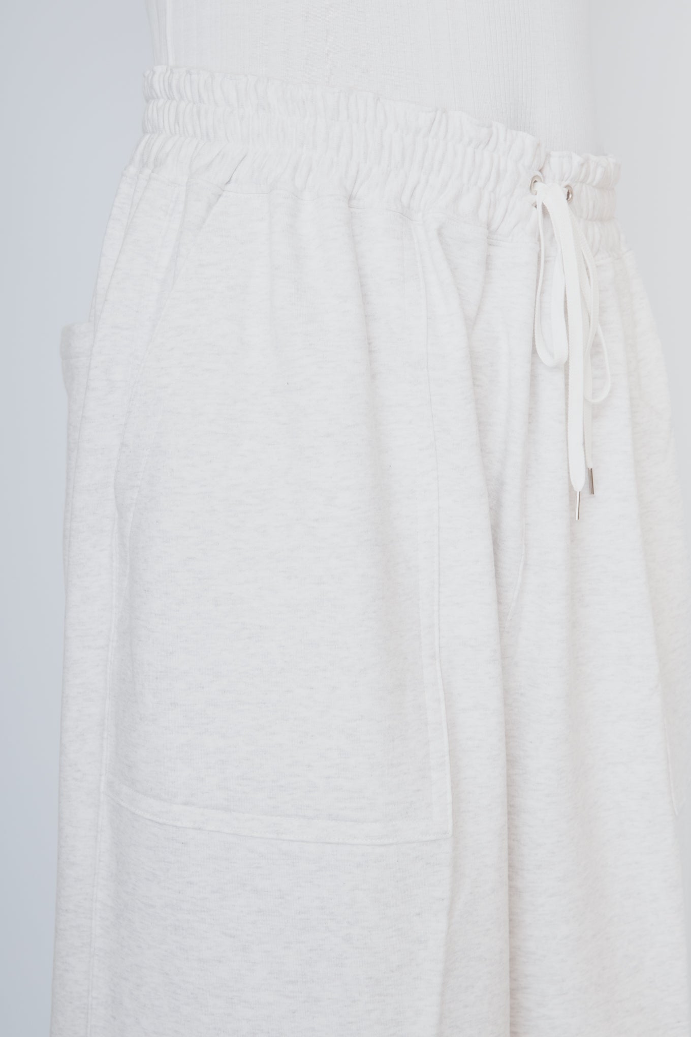 HAKAMA SWEATPANTS / HEATHER WHITE