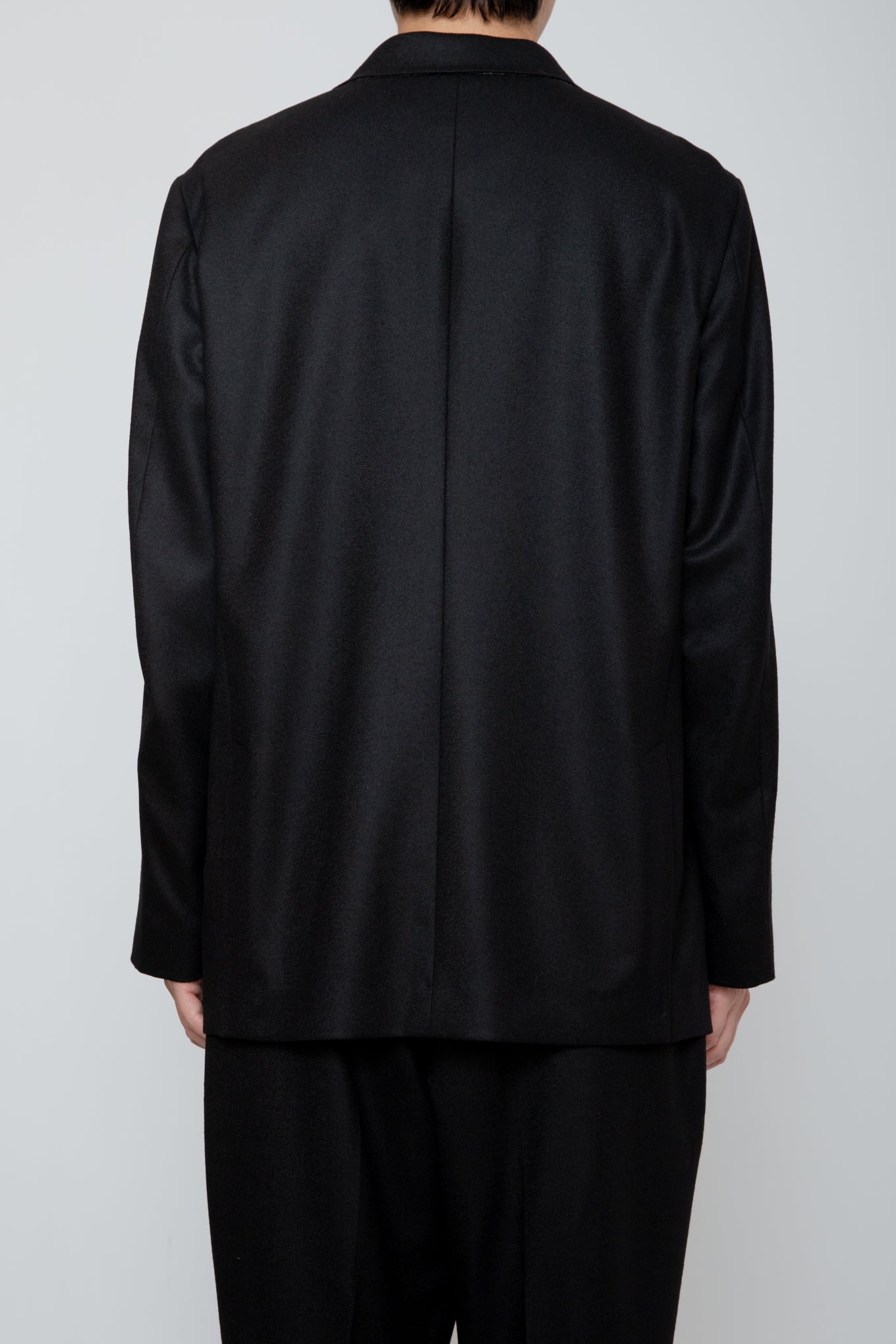 SINGLE BREASTED JACKET / BLACK