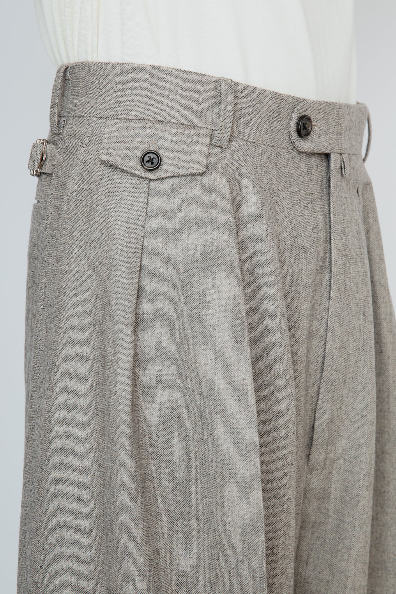 HAKAMA TROUSERS / HERRINGBONE