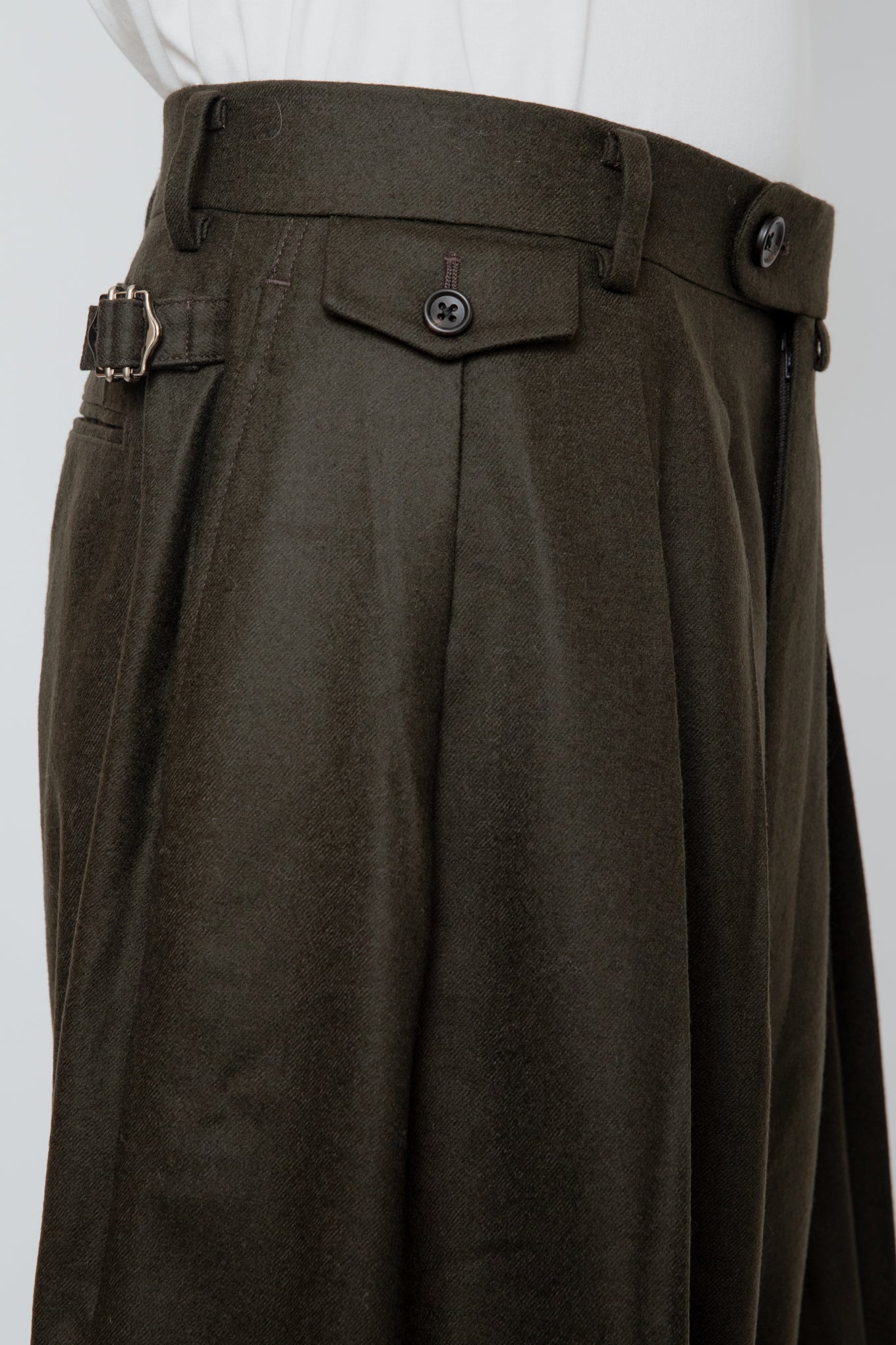 HAKAMA TROUSERS / DARK OLIVE