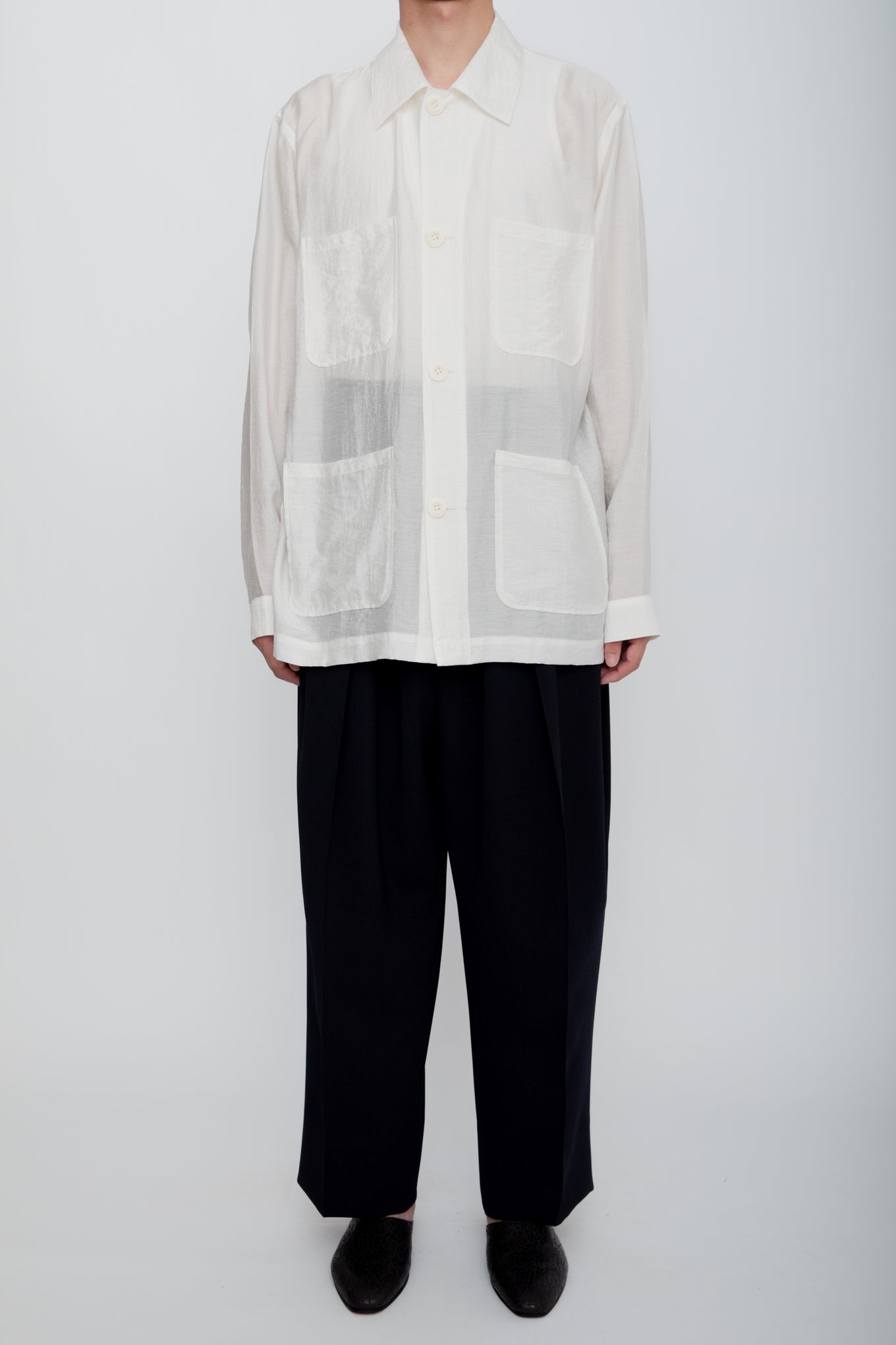 ETHEREAL WORK SHIRT / WHITE