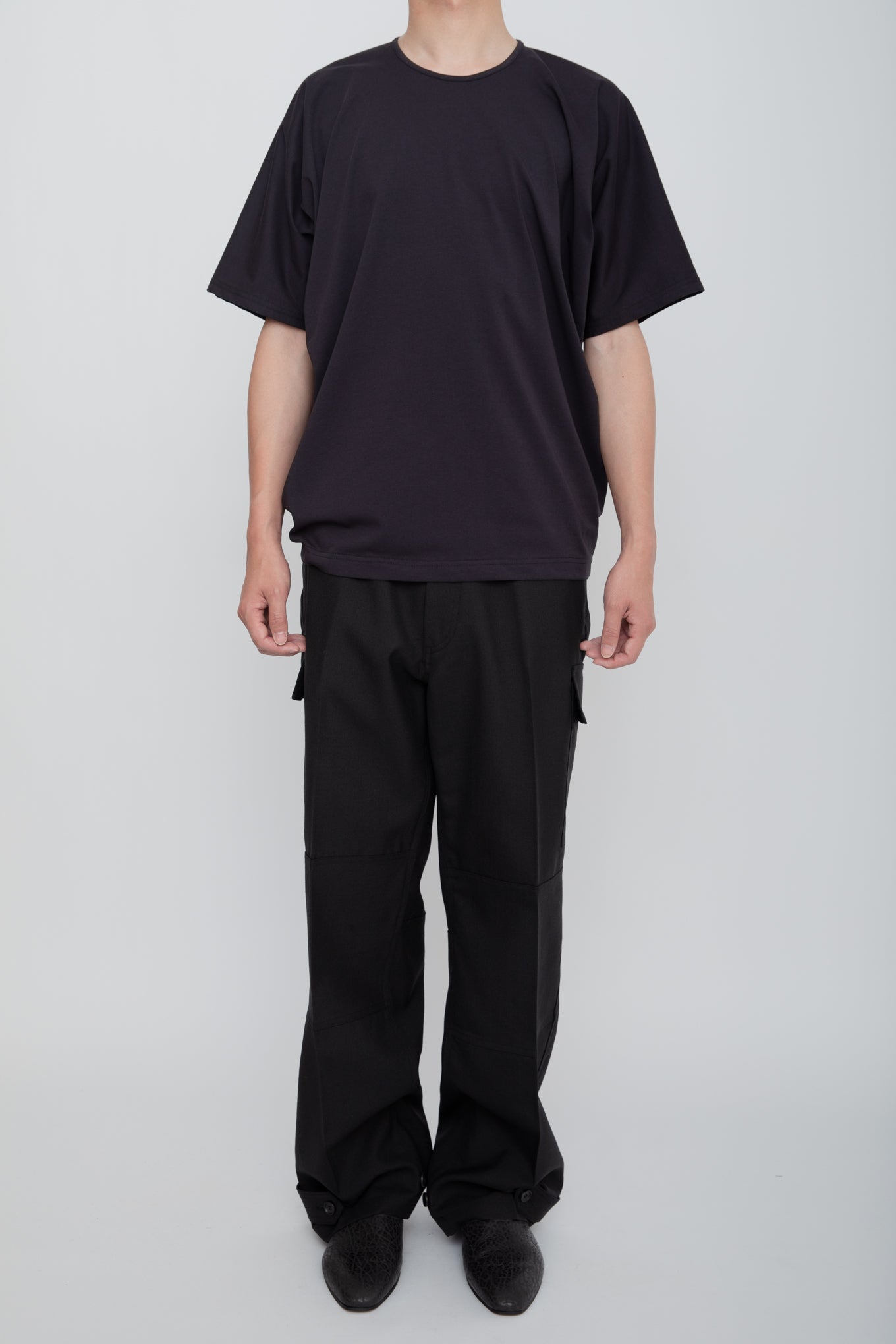 KIMONO SLEEVE TEE / NAVY