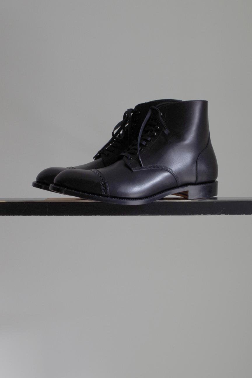 M-42 BOOTS/ BLACK LEATHER - RAINMAKER KYOTO