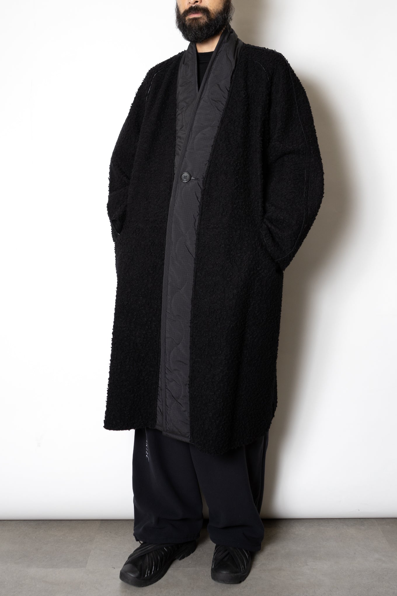 FUNCTIONAL BOA ORIENTAL COAT / BLACK – RAINMAKER KYOTO