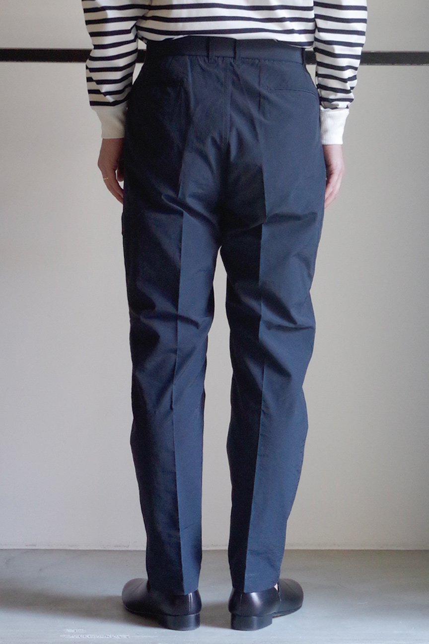 BELTED TROUSERS/ NAVY - RAINMAKER KYOTO