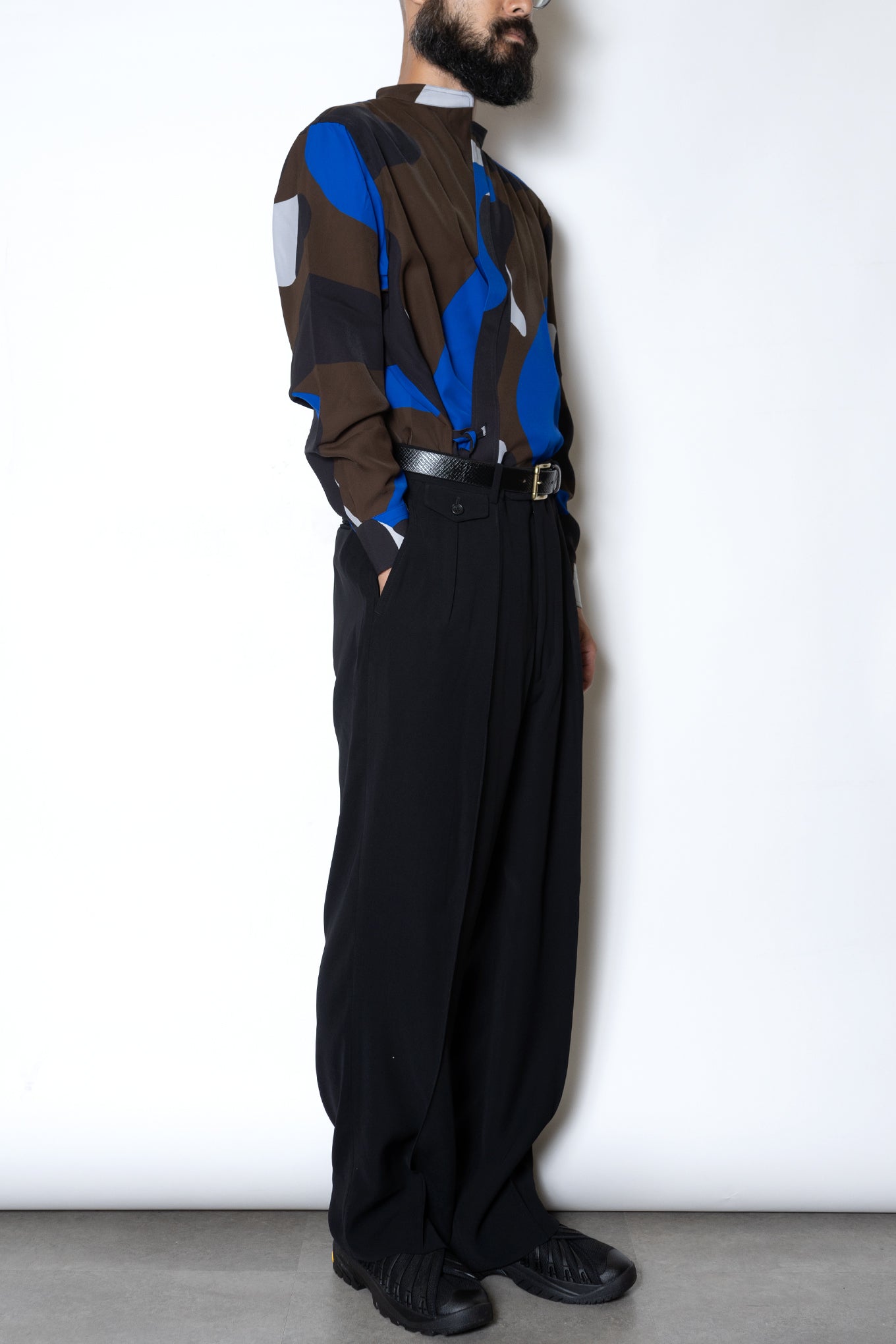 WIDE TROUSERS / BLACK