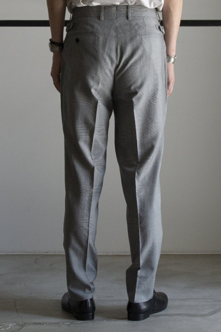 2-PLEATED TROUSERS / CHECK – RAINMAKER KYOTO