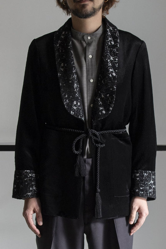 ORIENTAL JACKET/ BLACK &SILVER - RAINMAKER KYOTO