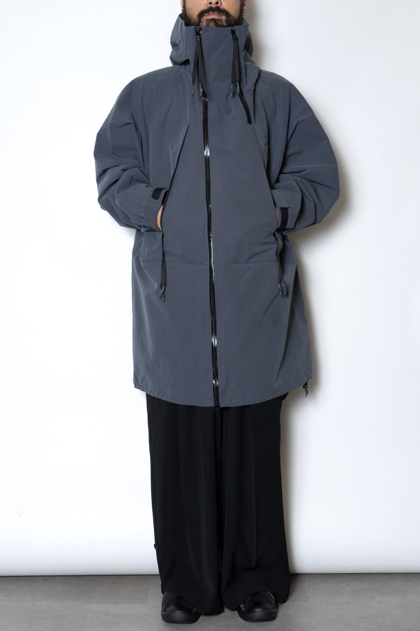 BREATHABLE WATERPROOF MONSTER PARKA / CHARCOAL – RAINMAKER KYOTO