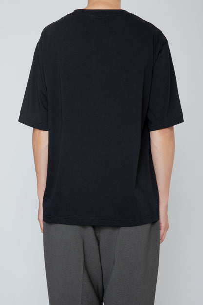 CREW-NECK T-SHIRT / BLACK