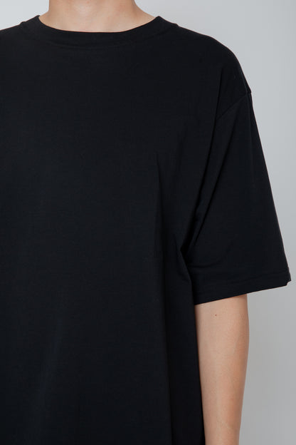 CREW-NECK T-SHIRT / BLACK