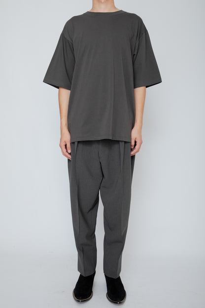 CREW-NECK T-SHIRT / CHARCOAL