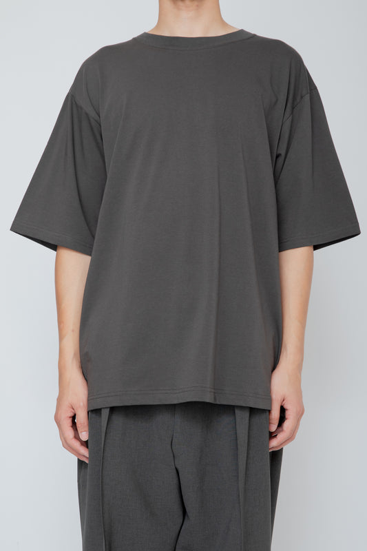 CREW-NECK T-SHIRT / CHARCOAL